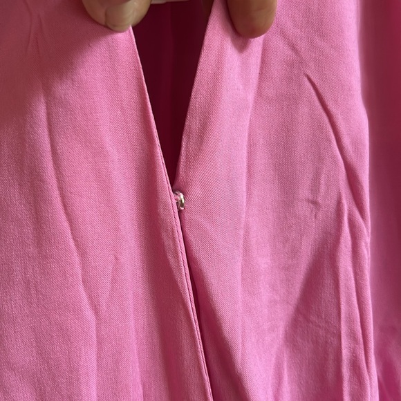 GB Pink Tab Sleeve Wrap Mini Dress NWT Size small - Picture 5 of 9